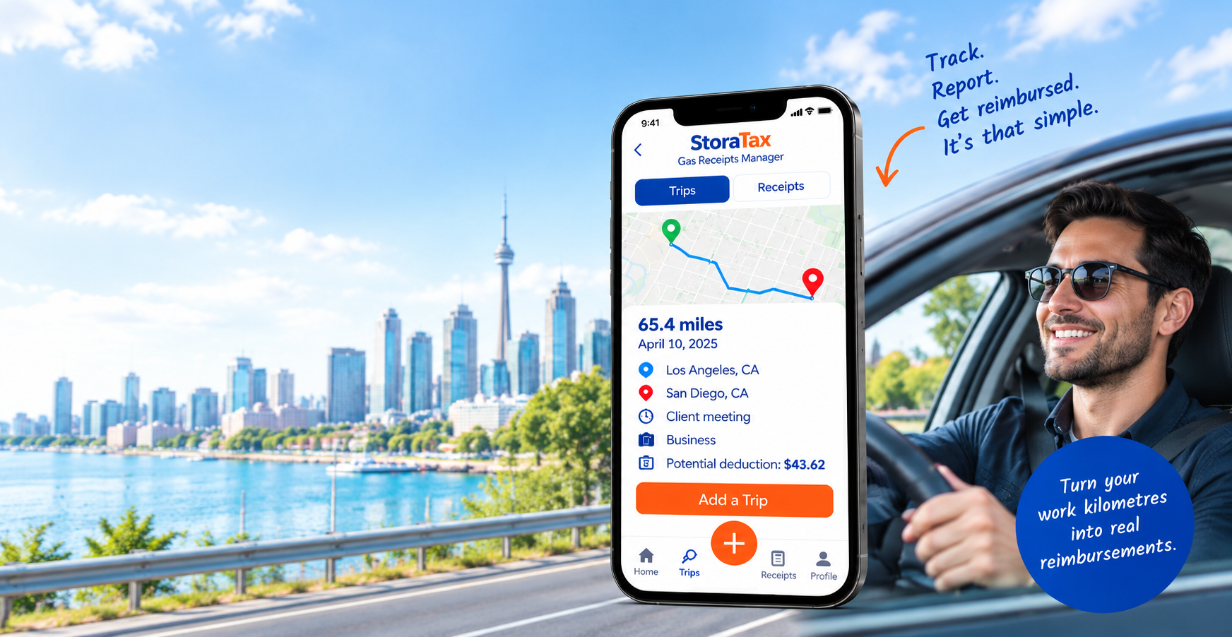 StoraTax App - Track Every Kilometre You Drive